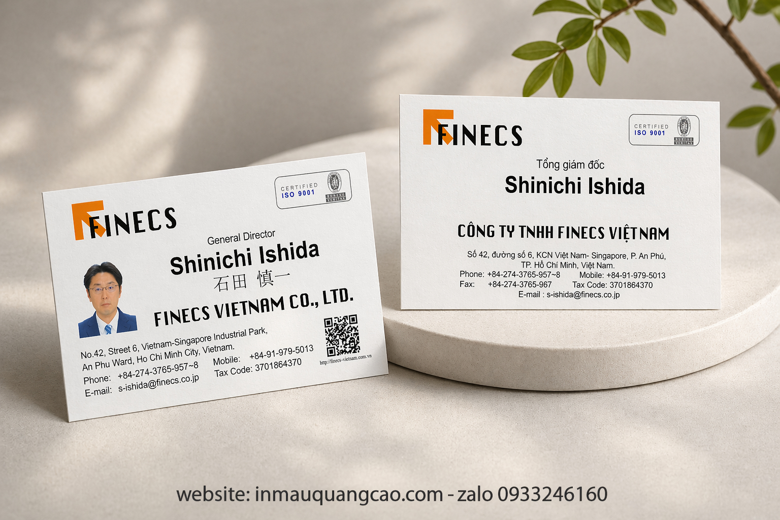 Mẫu name card cty đẹp - in name card giá rẻ Bình Dương